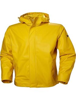 53267 men's Moss Hooded Waterproof Windproof Raincoat Jacket