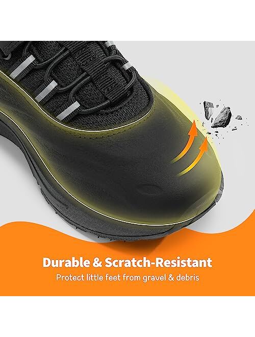 DREAM PAIRS Boys Girls Shoes Kids Tennis Running Athletic Protective Walking Sneakers Durastep Series for Little/Big Kid