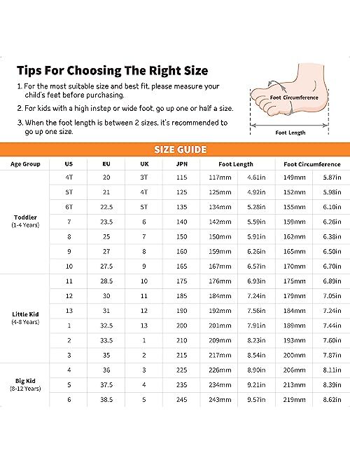 DREAM PAIRS Boys Girls Shoes Kids Tennis Running Athletic Protective Walking Sneakers Durastep Series for Little/Big Kid