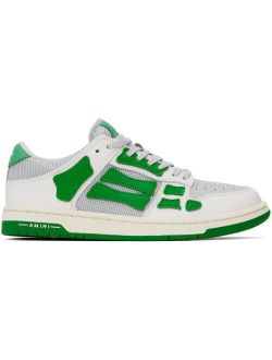 Green & Gray Skel Top Low Sneakers