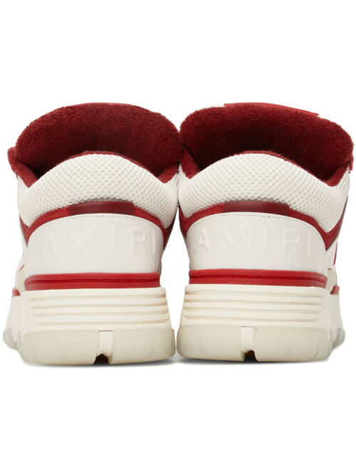 AMIRI White & Red MA-1 Sneakers