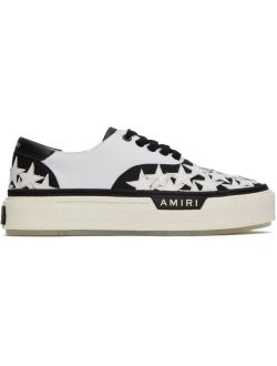 AMIRI Black & White Stars Court Sneakers