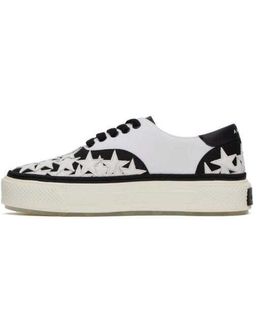 AMIRI Black & White Stars Court Sneakers