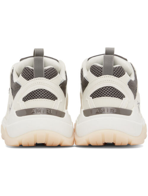 AMIRI Off-White & Gray Bone Sneakers