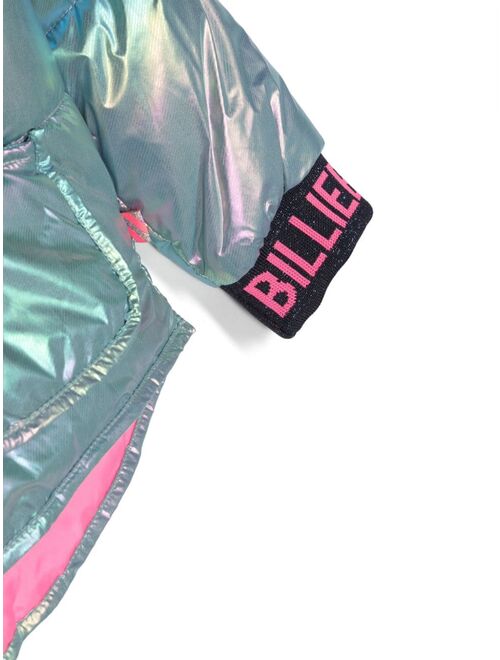 Billieblush iridescent-effect padded jacket