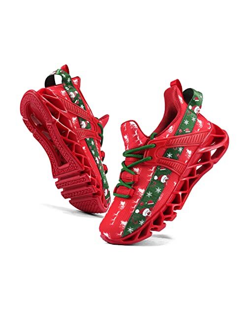 Yodutry Kids Sneakers Running Athletic Mesh Casual Sport Walking Breathable Lightweight Shoes for Boys Girls