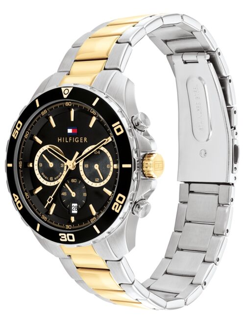 Tommy Hilfiger Men's Multifunction Two-Tone Stainless Steel Watch 43mm