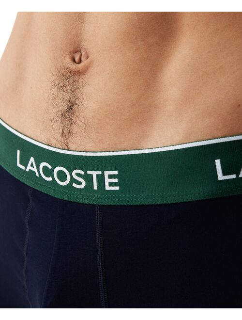 Lacoste Men's Casual Stretch Boxer Brief Set, 3 Piece