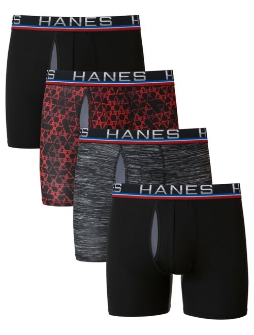 Hanes Men's Ultimate 4pk. Sport Boxer Briefs