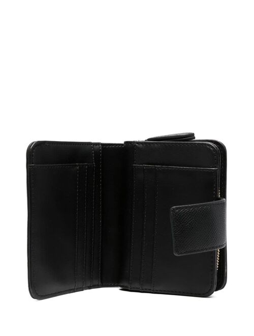 TWINSET logo-plaque faux-leather wallet