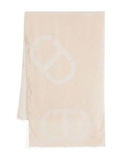 TWINSET sequin-embellished scarf
