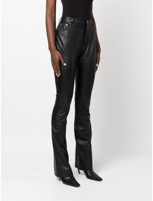 TWINSET high-rise flared trousers