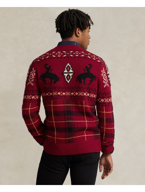 POLO RALPH LAUREN Men's Western-Inspired Fair Isle Sweater