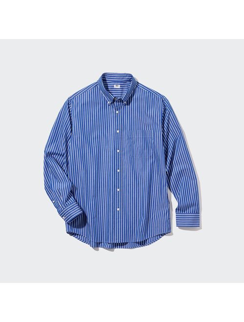 UNIQLO Extra Fine Cotton Broadcloth Striped Shirt