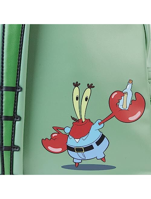 Loungefly Spongebob Squarepants: Plankton Lenticular Mini-Backpack, Amazon Exclusive