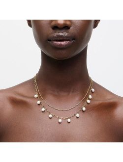 Layered freshwater pearl necklace