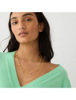 Dainty gold-plated layered necklace