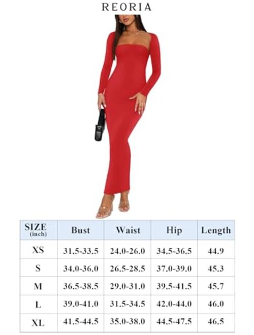 REORIA Womens Sexy 2 Piece Outfits Long Sleeve Bolero Shrug Going Out Strapless Fashion Maxi Dress Bodycon Matching Sets