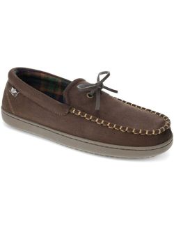 Men's Micro Suede Boater Moc Slip-On Slippers