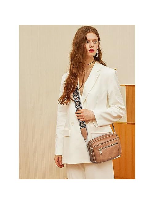 Telena Crossbody Purse for Women Small Crossbody Bags Trendy Vegan Leather with Adjustable Shoulder Strap