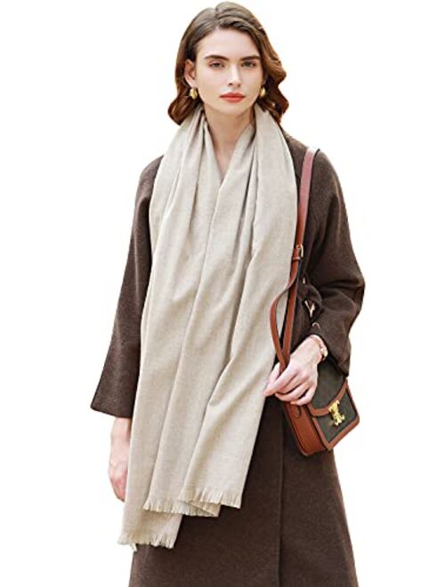 RIIQIICHY Pashmina Shawl Wraps for Women Scarf for Wedding Large Winter Scarves Soft Shawls and Wraps for Evening Dresses