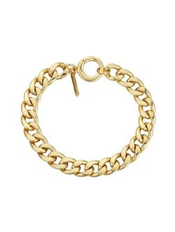 Unwritten Gold Flash Plated Chain Bracelet, 7" Length