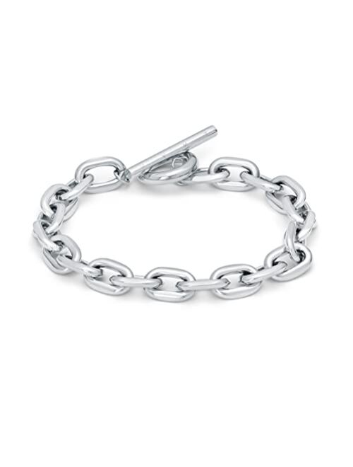 MVMT Women's Chunky Cable Stainless Steel Bracelet