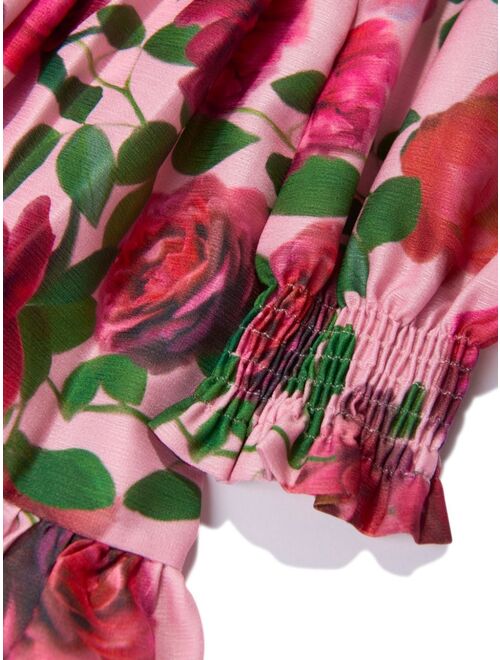 Patachou floral-print midi dress