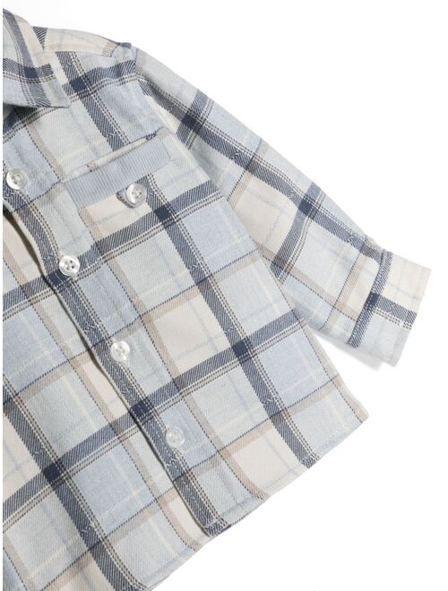 Patachou checkered cotton shirt