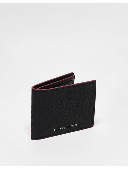Tommy Hilfiger leather mini cc wallet in black