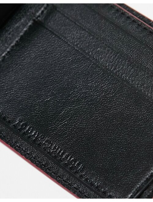 Tommy Hilfiger leather mini cc wallet in black