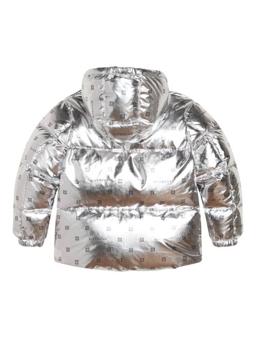 Givenchy Kids 4G monogram-print padded coat