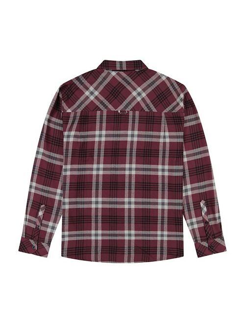 Hurley Men's Plaid Button-Up Flannel Shirt