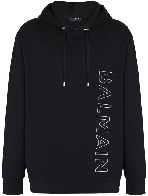 Balmain logo-print hoodie sweater