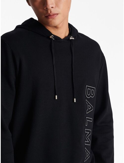 Balmain logo-print hoodie sweater