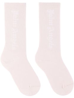 Kids Pink PA High Socks