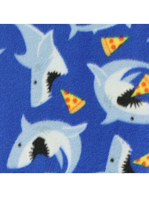 Licensed Character Boys 4-12 Free 2 Dream Shark Top & Bottoms Pajama Set