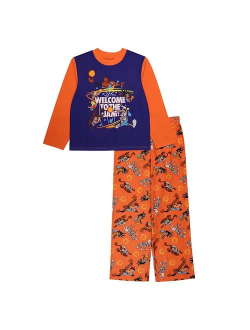 Licensed Character Boys 4-10 Space Jam "Come Together" 2-Piece Pajama Set