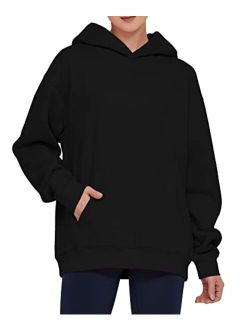 Women's Oversized Hoodie Loose fit Soft Fleece Pullover Hooded Sweatshirt With Pockets