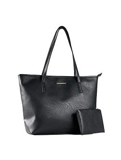 Tote Bags Vegan Leather Purses and Handbags for Women Top Handle Ladies Shoulder Bags