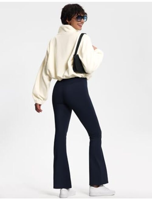 THE GYM PEOPLE Womens Half Zip Crop Pullover Sweatshirt Fleece Stand Collar Workout Tops with Pockets Drawstring Hem