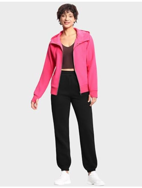 THE GYM PEOPLE Women's Fleece Sweatpants Warm Workout Joggers Pants with Pockets