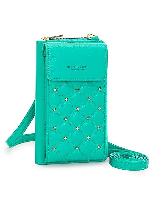 Montana West Small Crossbody Cell Phone Purse for Women RFID Blocking Cellphone Wallet