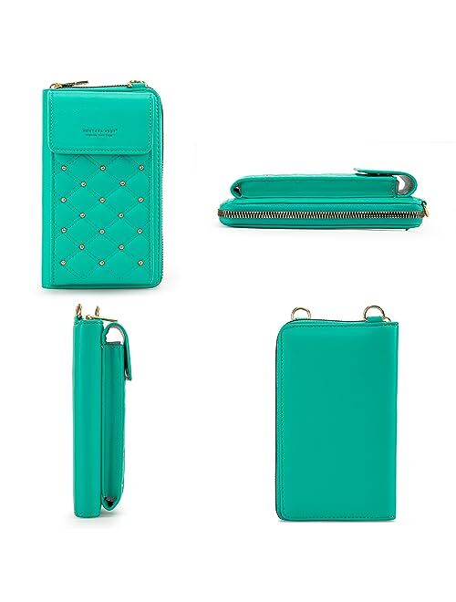 Montana West Small Crossbody Cell Phone Purse for Women RFID Blocking Cellphone Wallet