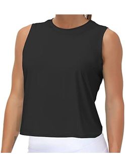 Women's Workout Tops in Ice Silk Quick Dry Sleeveless
