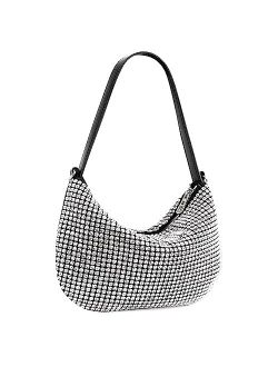 Glitter Crossbody Bags for Women Bling Purse Mini Handbag Party Bag