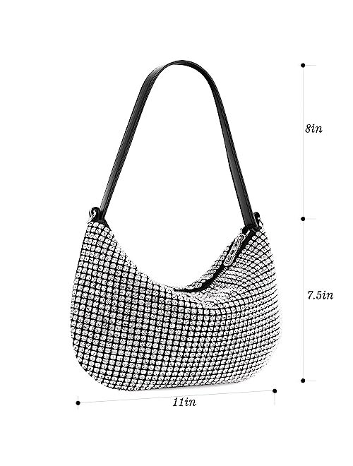 Montana West Glitter Crossbody Bags for Women Bling Purse Mini Handbag Party Bag