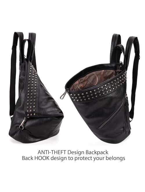 Montana West Backpack Purse for Women Soft Washed Leather Drawstring Casual Travel Backpacks