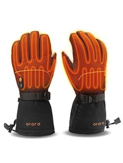 Heated Gloves for Women and Men, Rechargeable Heated Motorcycle Gloves, Battery Gloves for Skiing and Arthritis Hands