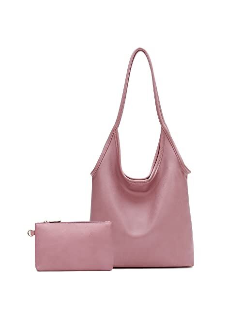 Montana West Slouchy Hobo Bags for Women Soft Designer Shoulder Purses Ladies Top Handle Handbag